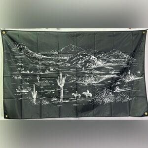 Country Singer Banner Tapestry (polyester) 5x3Ft. With 4 Grommets